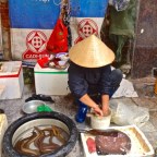 Streets scenes of Hanoi