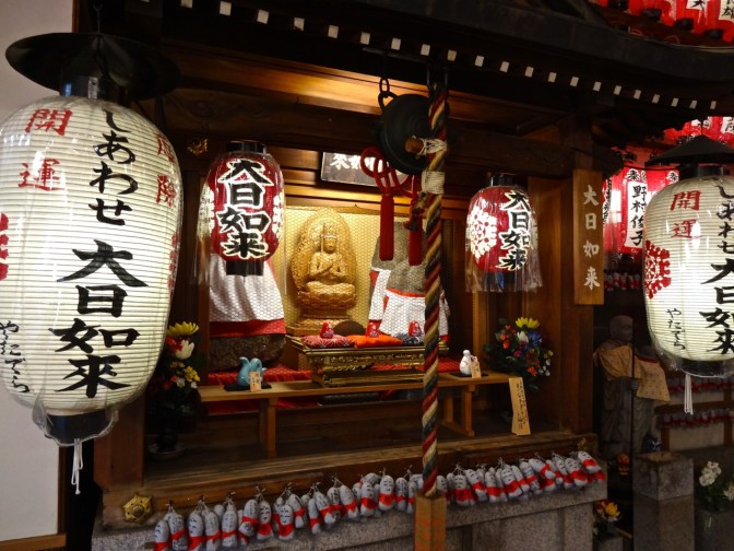 Temples half the size of a typical neighboring 7-11, squeeze in between shops and restaurants, providing spiritual respite for weary shoppers and curious tourists.