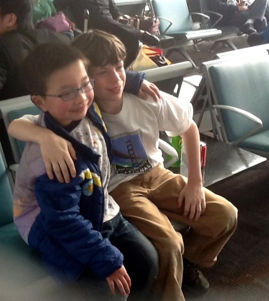 One phenomena of traveling in Asia is the number of people who either take your picture-often quite obviously, and those who ask to be with you in a picture.  Alex, in particular has posed for dozens of photos in the past year and most often in airports. 