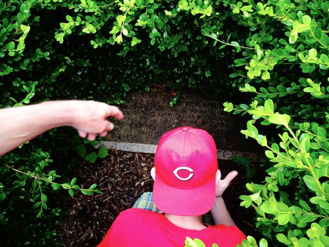 Although a challenge to find, Alex and John manage to spot the grave and it's legend that Merrifield served  as General George Washington's drummer boy during the Revolutionary War.