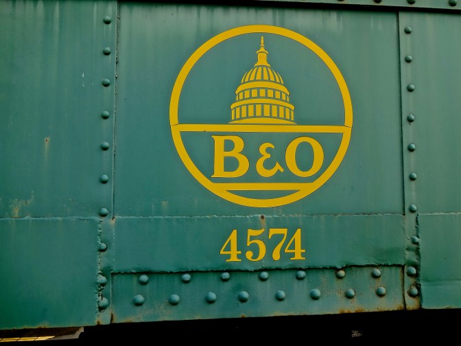 Baltimore and Ohio, with a logo featuring the dome of the US Capitol Building was established in 1827, and is one of the oldest railroads in the country.  During its peak, the line extended from Staten Island to Illinois.  Today the surviving lines are mostly operated by CSX Railroad and used for hauling freight over people.