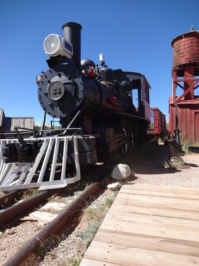 Built in Denver just before the first World War, this 1914 Porter Mogul narrow gauge locomotive was used by the Denver South Park and Pacific Railroad for both passengers and cargo.